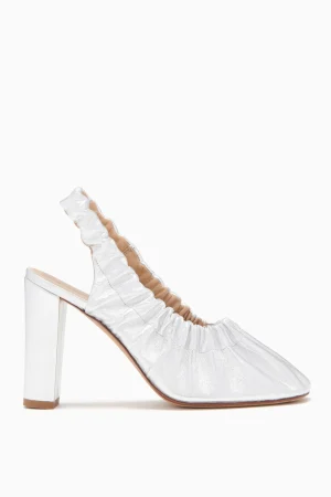 Ulla Johnson Lucia Ruched High Heel