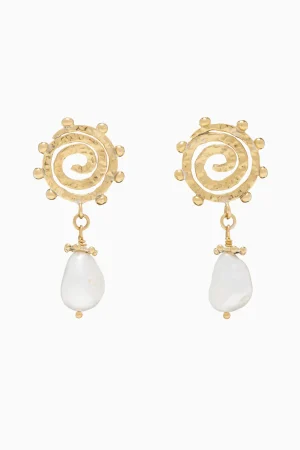 Ulla Johnson Mini Spiral Stone Oredobber